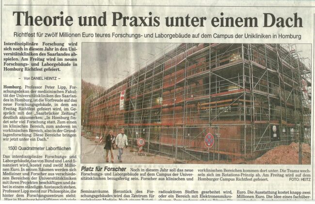Pressemitteilung Uni Homburg